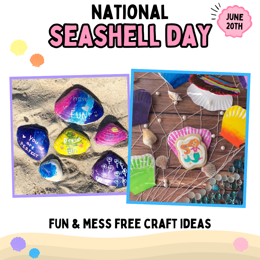 The Most Fun You'll Have with Seashells: National Seashell Day Crafts