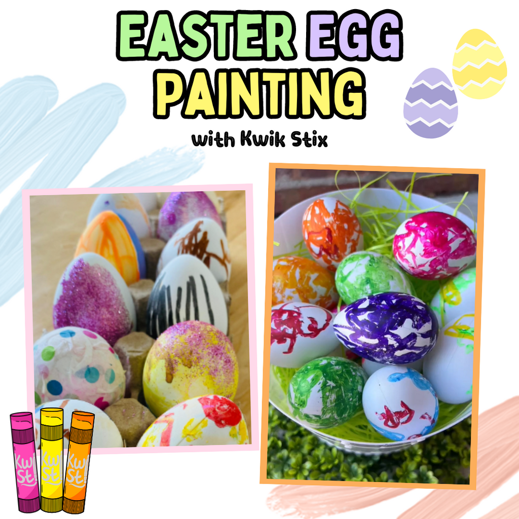 Fun Egg Painting with Kwik Stix!