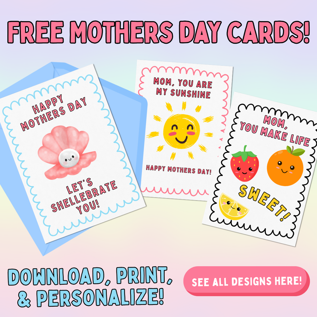 Free Mother’s Day Card Download – A Sweet & Simple Craft for Kids!