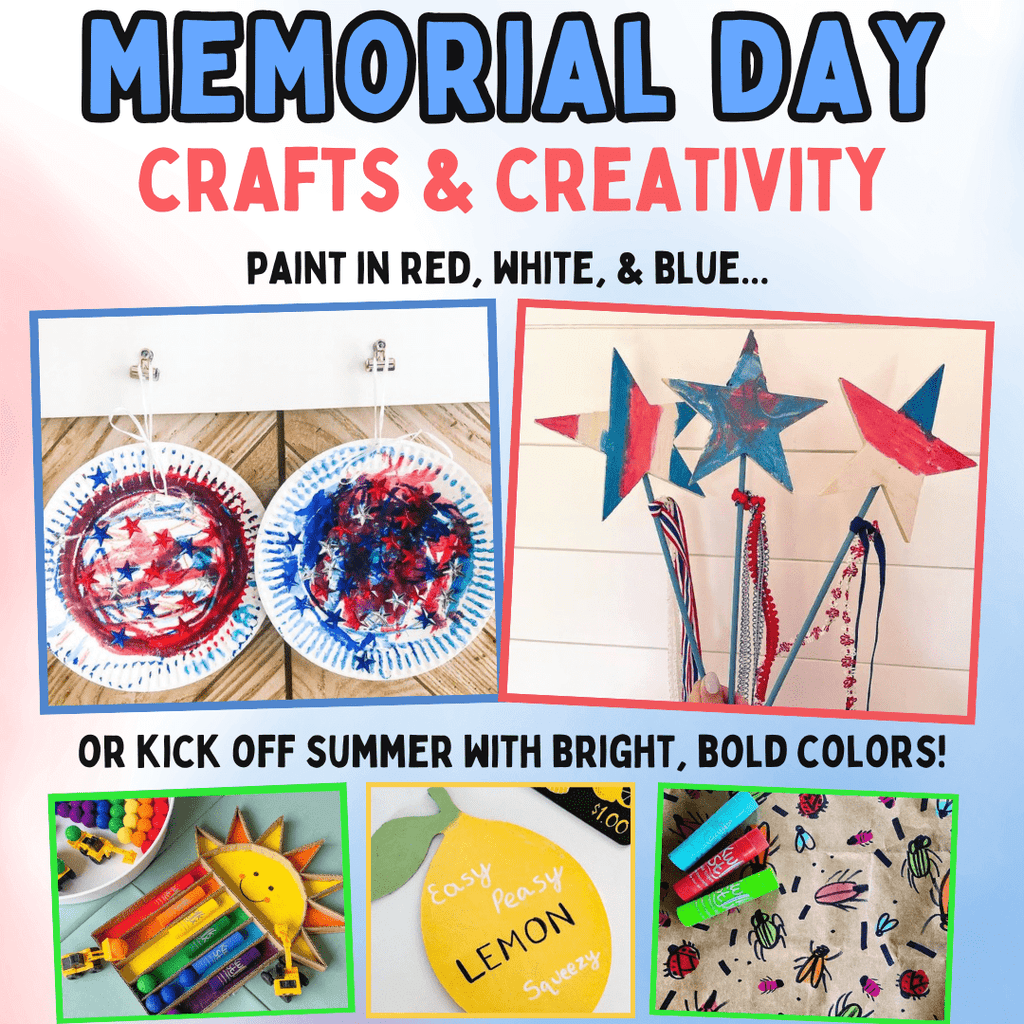 Memorial Day Weekend Crafts: Creative, Patriotic, and No-Mess Fun for the Whole Family