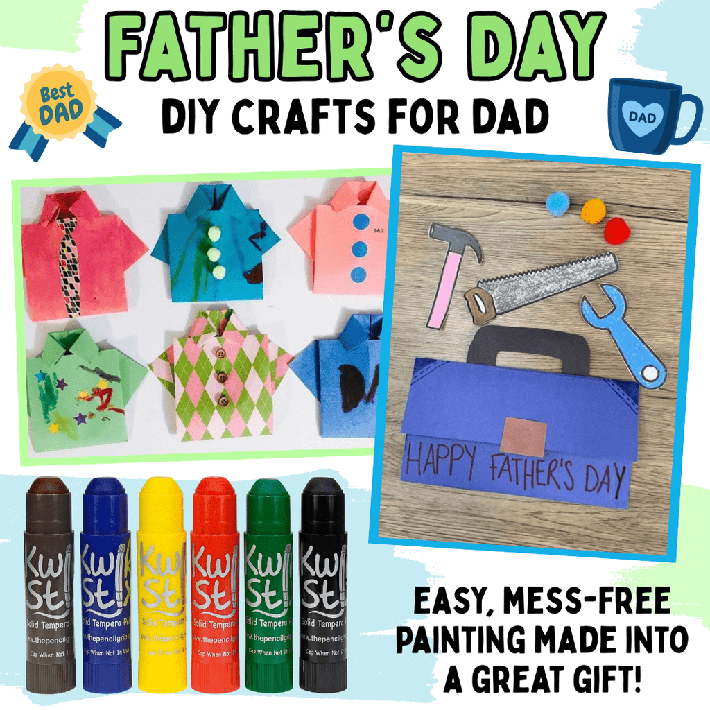 Easy Father's Day Craft Ideas with Kwik Stix