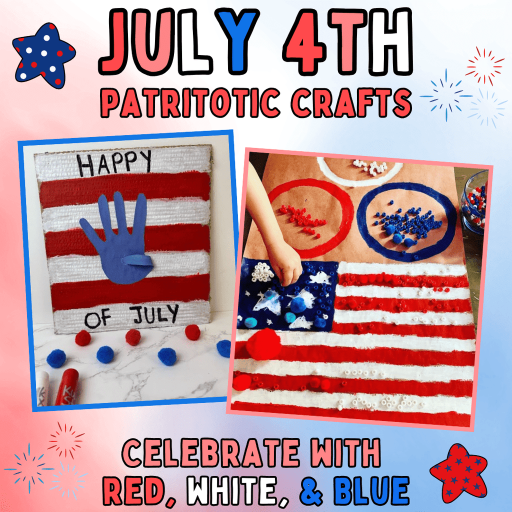 Red, White, & Blue Craft to Celebrate the 4th of July!