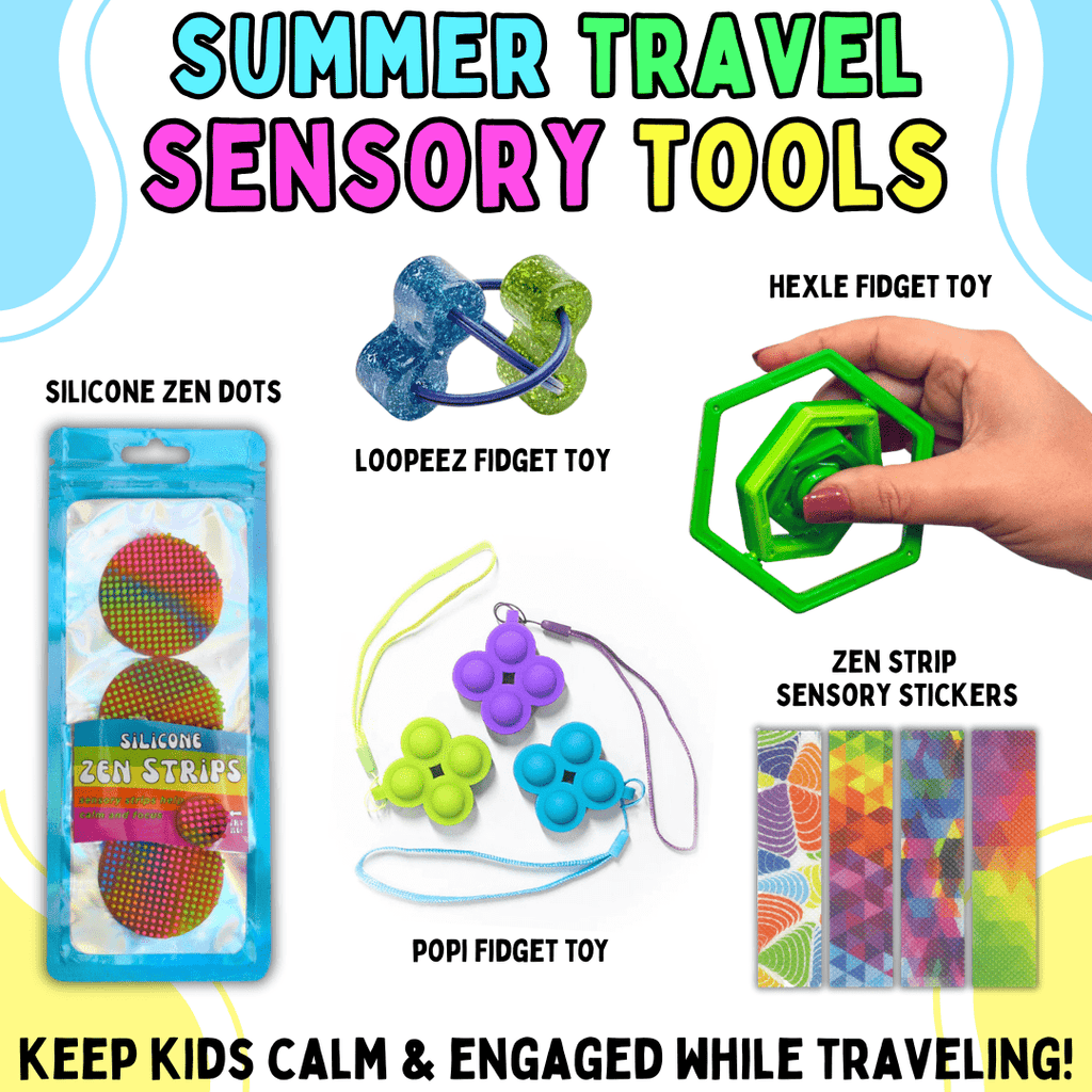Keep Kids Calm and Engaged During Summer Travel with Sensory Fidgets