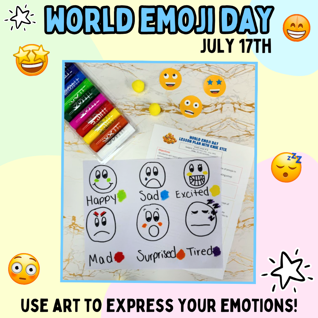 Use Art to Express your Emotions on World Emoji Day!