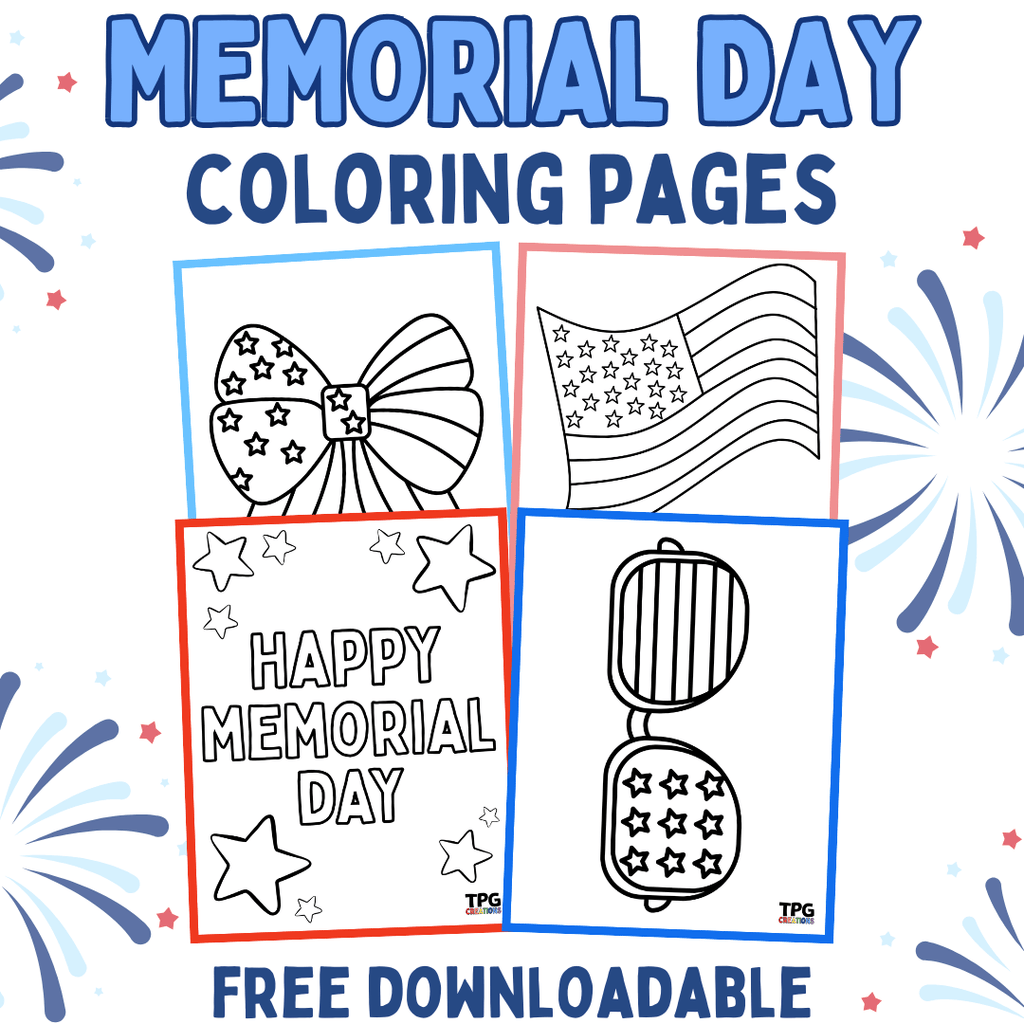 Memorial Day Coloring Pages for Kids: Creative, No-Mess to Celebrate the Red, White, and Blue!