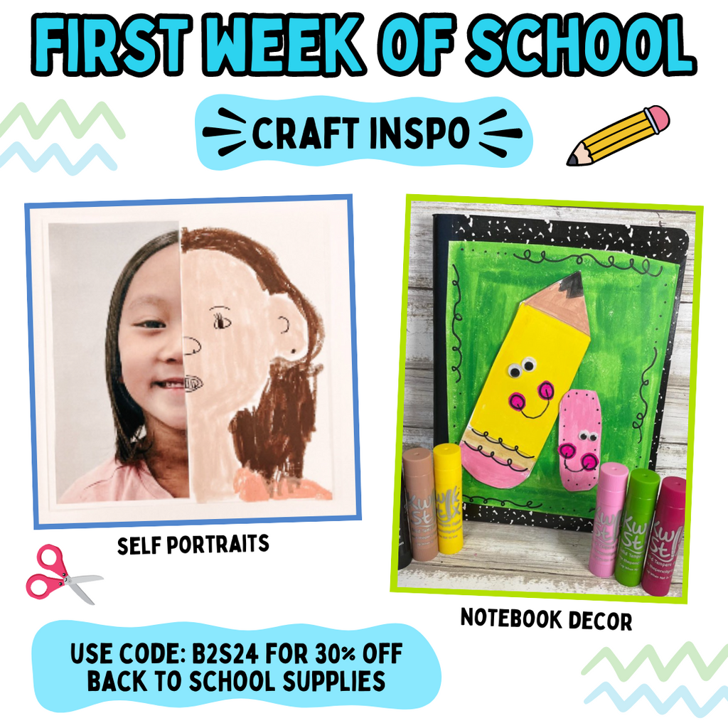 Happy Back to School! First Week of School Art Projects