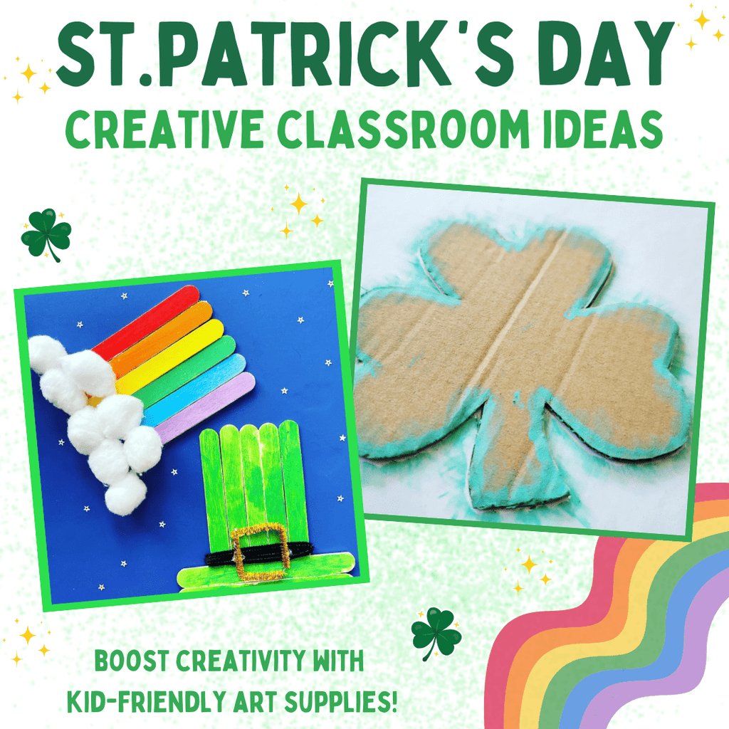 St. Patrick's Day Creative Classroom Craft Ideas with Kwik Stix, Magic Stix, and Wonder Stix