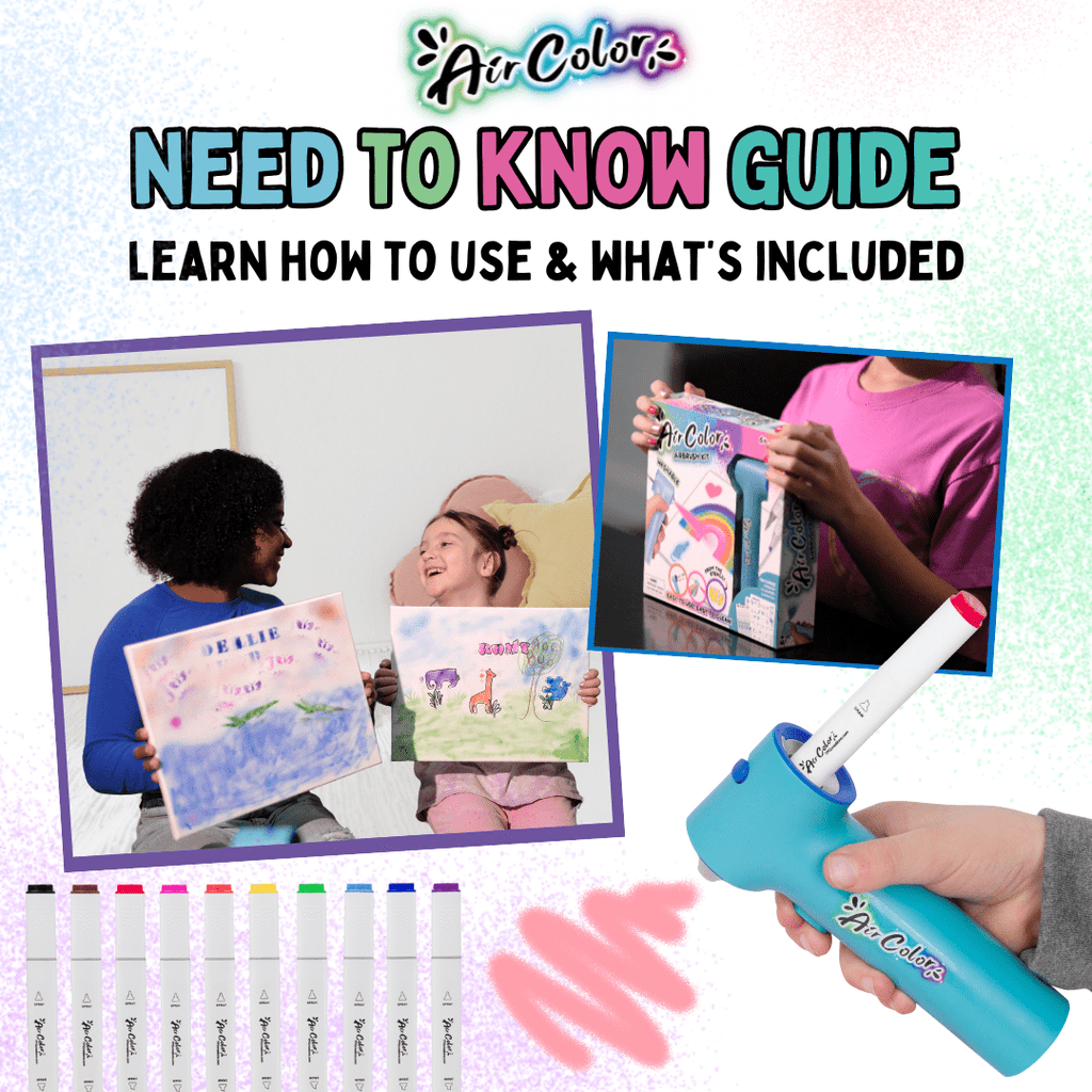 Easy Airbrushing for Kids – Explore the AirColor Airbrush Marker Kit