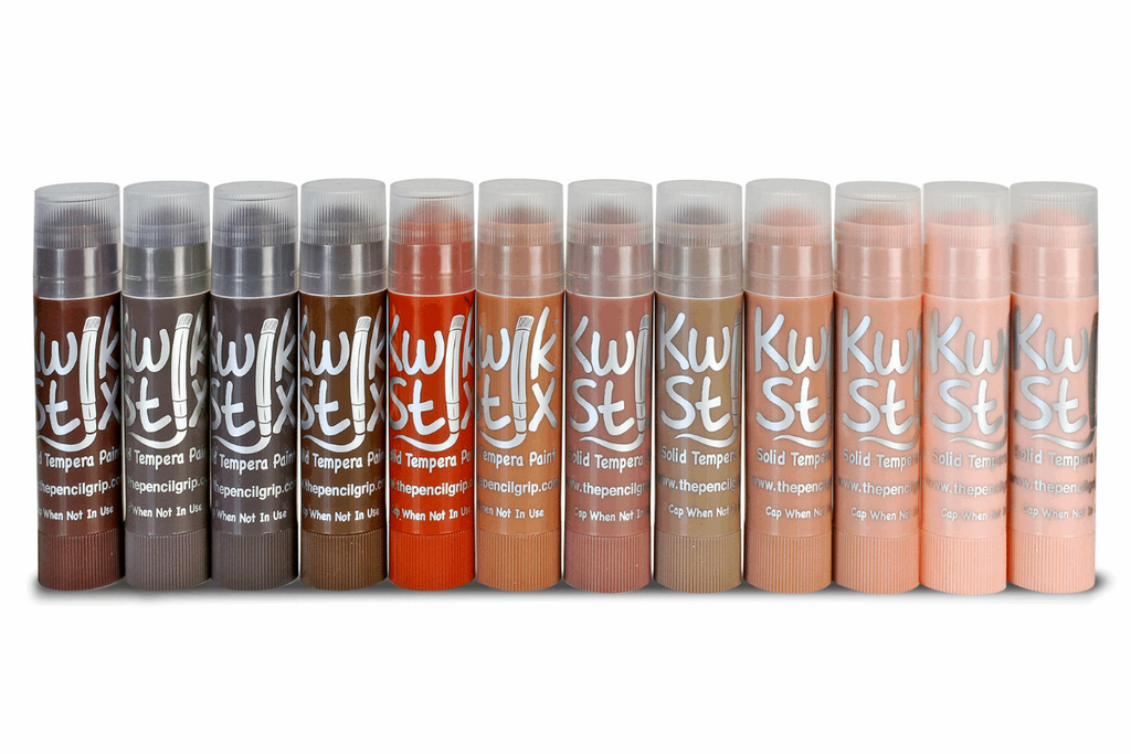 12 global skin tone kwik stix paint sticks