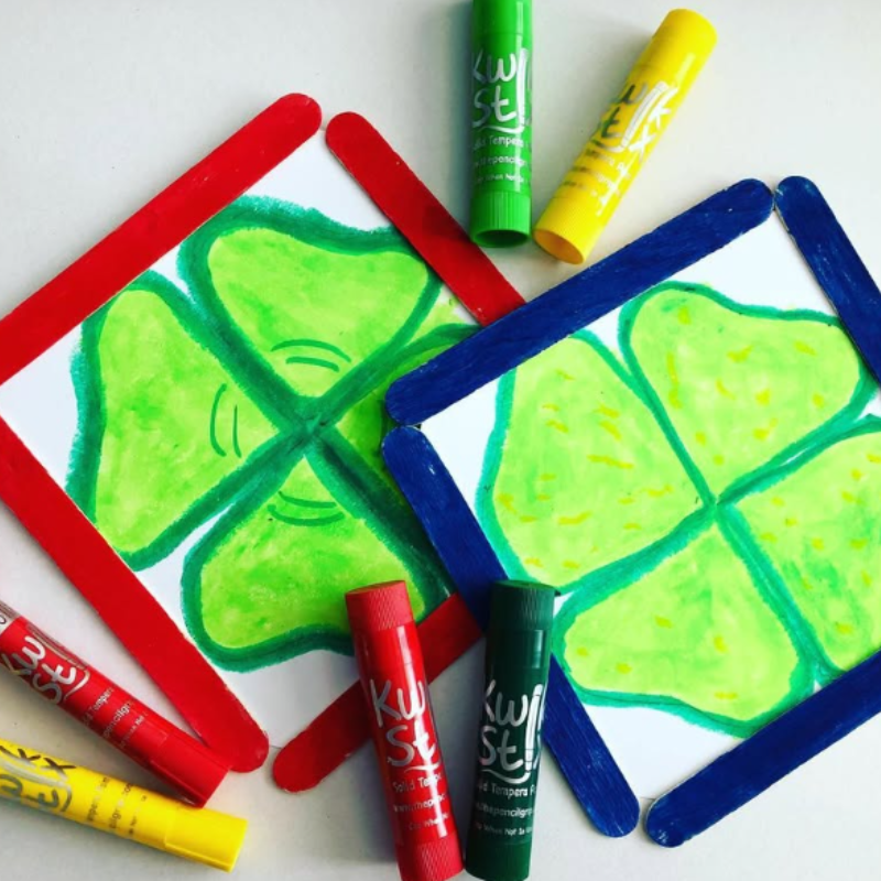 St. Patrick's Day shamrock craft