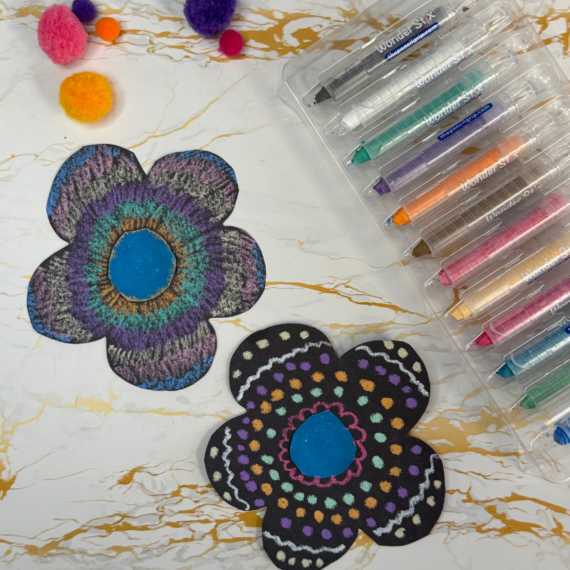 flower craft using Wonder Stix