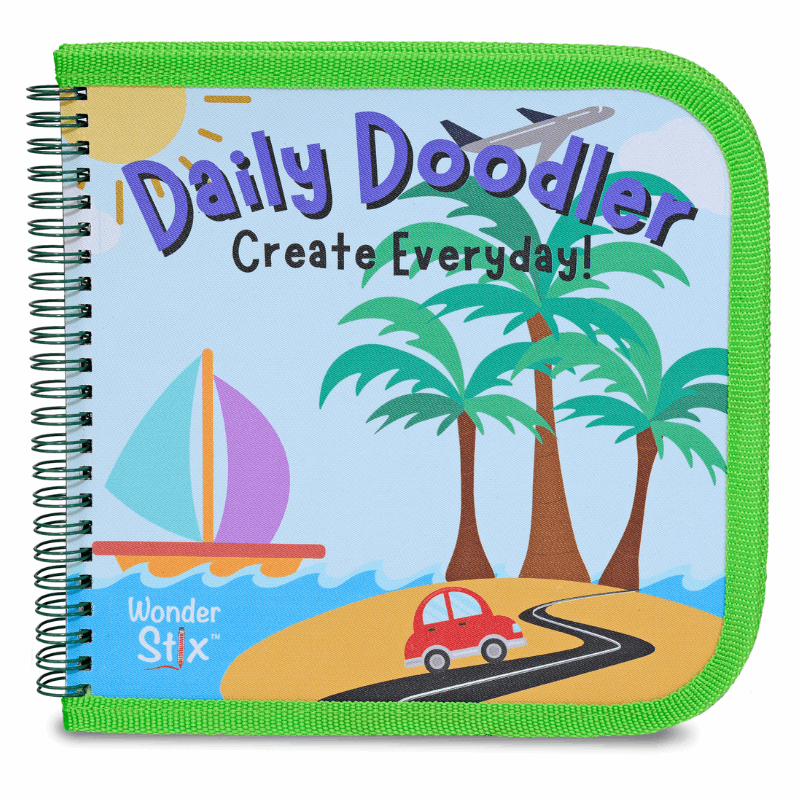 travel daily doodler reusable activity book