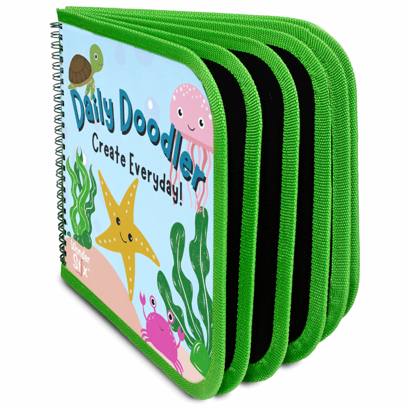 sea life daily doodler reusable activity book