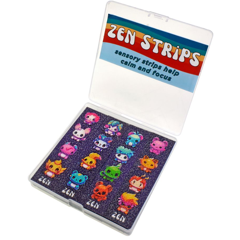 zen strips 40 piece box sandy cuties strips in box