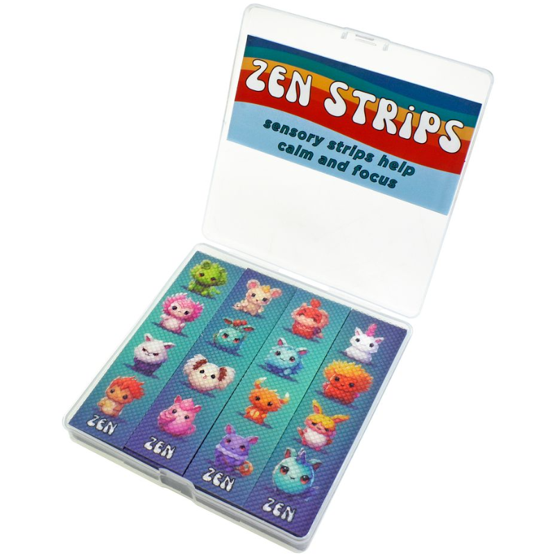 zen strips 40 piece box bumpy cuties strips in box