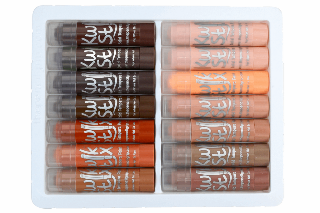 14 global skin tone paint sticks