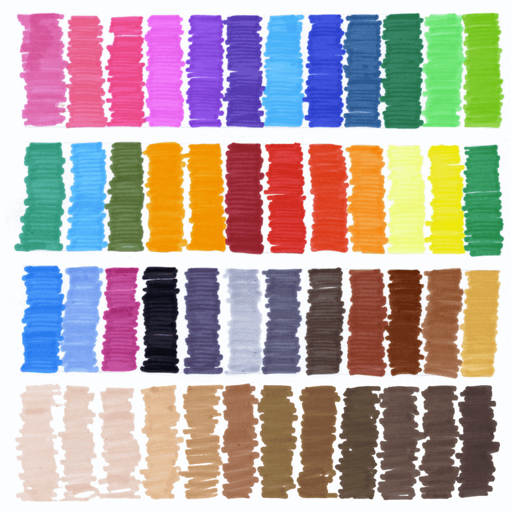 magic stix markers 48 pack swatches