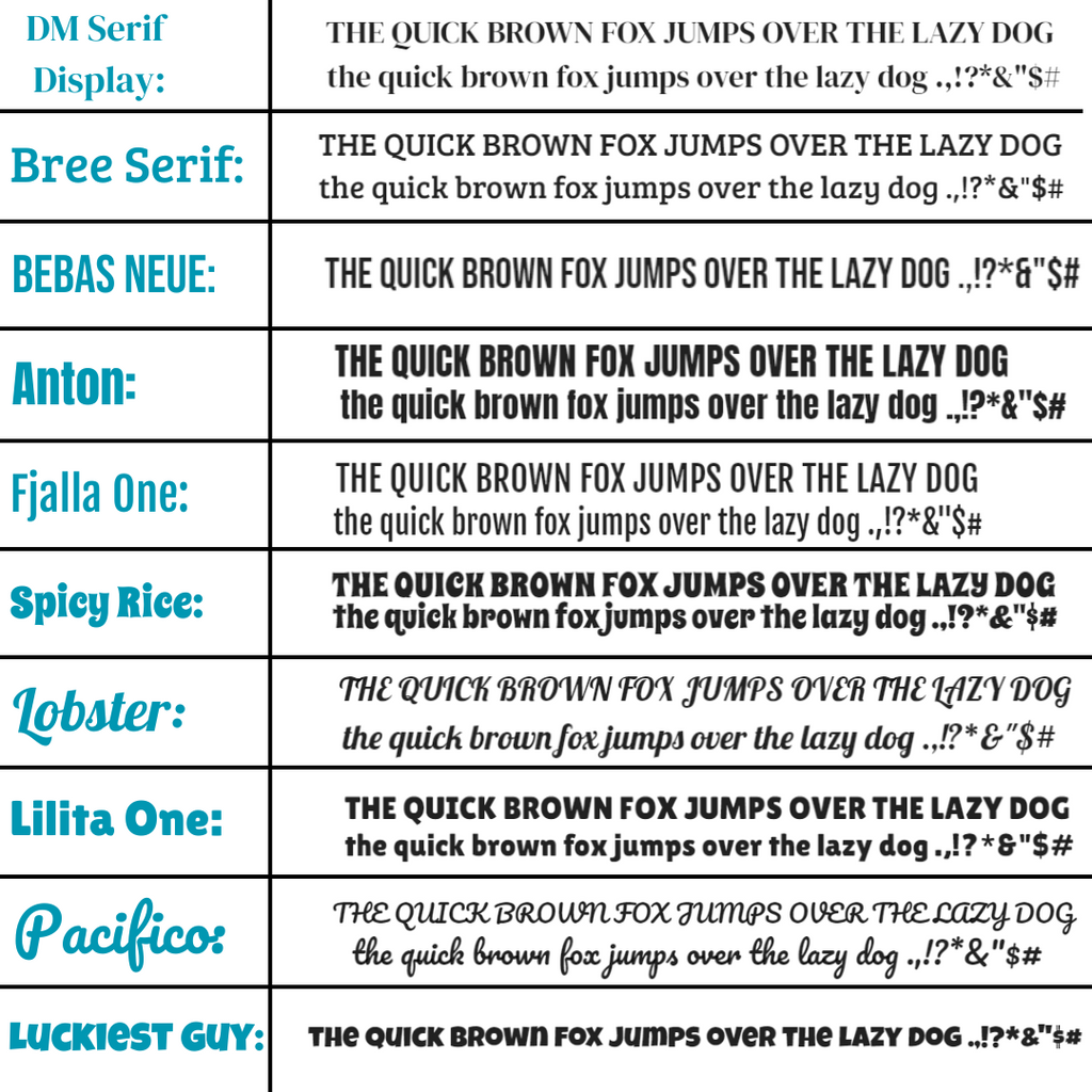 create a custom zen sticker font options