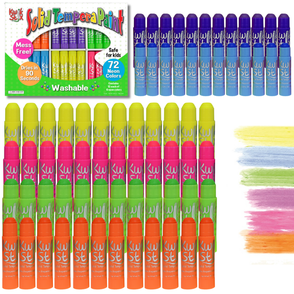 kwik stix 72 neon class pack