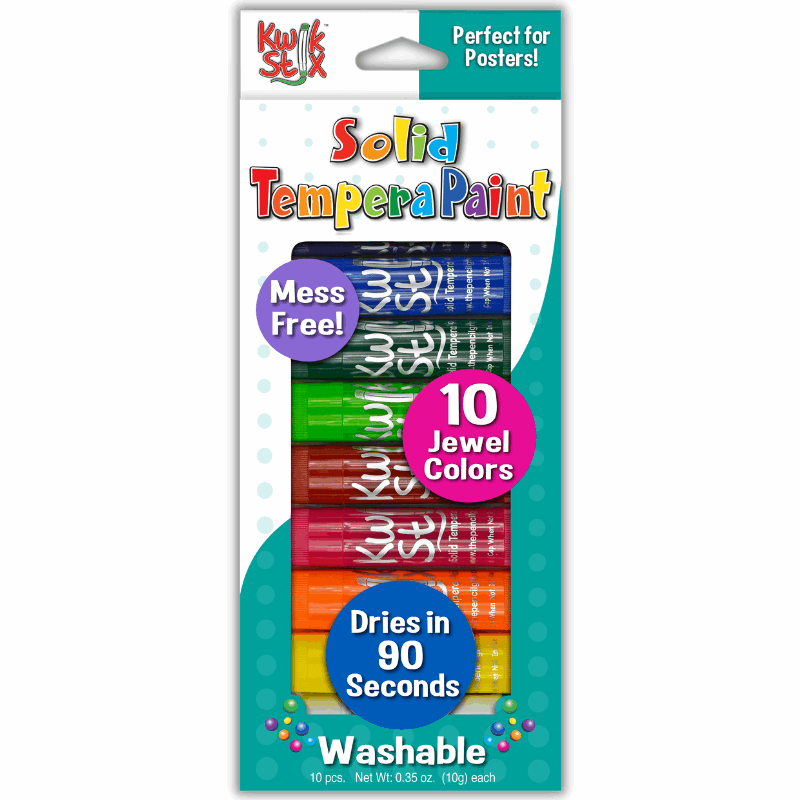 jewel tone kwik stix solid tempera paint sticks