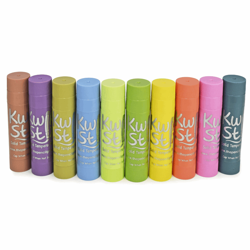 pastel solid tempera paint sticks for kids kwik stix