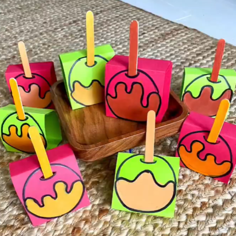 decorated candy apple craft