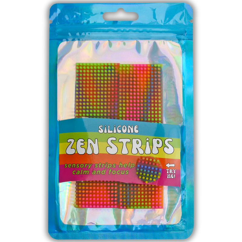 silicone zen strips sensory strip to help calm and focus and ease anxiety