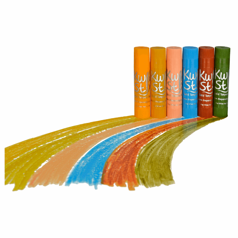 earth tone kwik stix solid tempera paint sticks