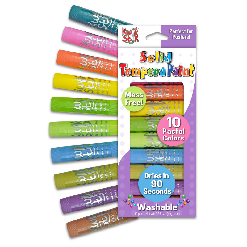 pastel kwik stix pack with sticks
