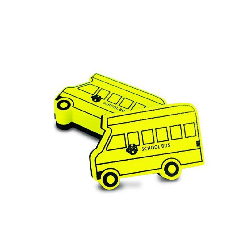 school bus magnetic whiteboard eraser